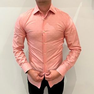 Banana Republic men’s non-iron Grant fit dress shirt size S